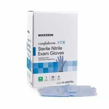 McKesson STR Nitrile Medical Exam Gloves