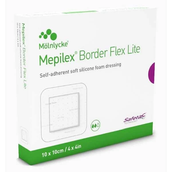 Mepilex Border Flex Lite – Flexible Silicone Adhesive Dressing with Border