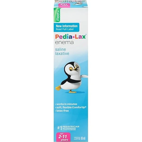 Fleet Pedia-Lax Pediatric Saline Enema for Constipation Relief