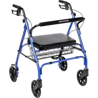 McKesson Heavy-Duty 4-Wheel Rolling Walker