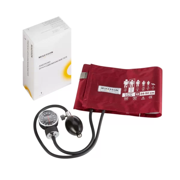 McKesson LUMEON Arm Blood Pressure Gauge – Aneroid Sphygmomanometer