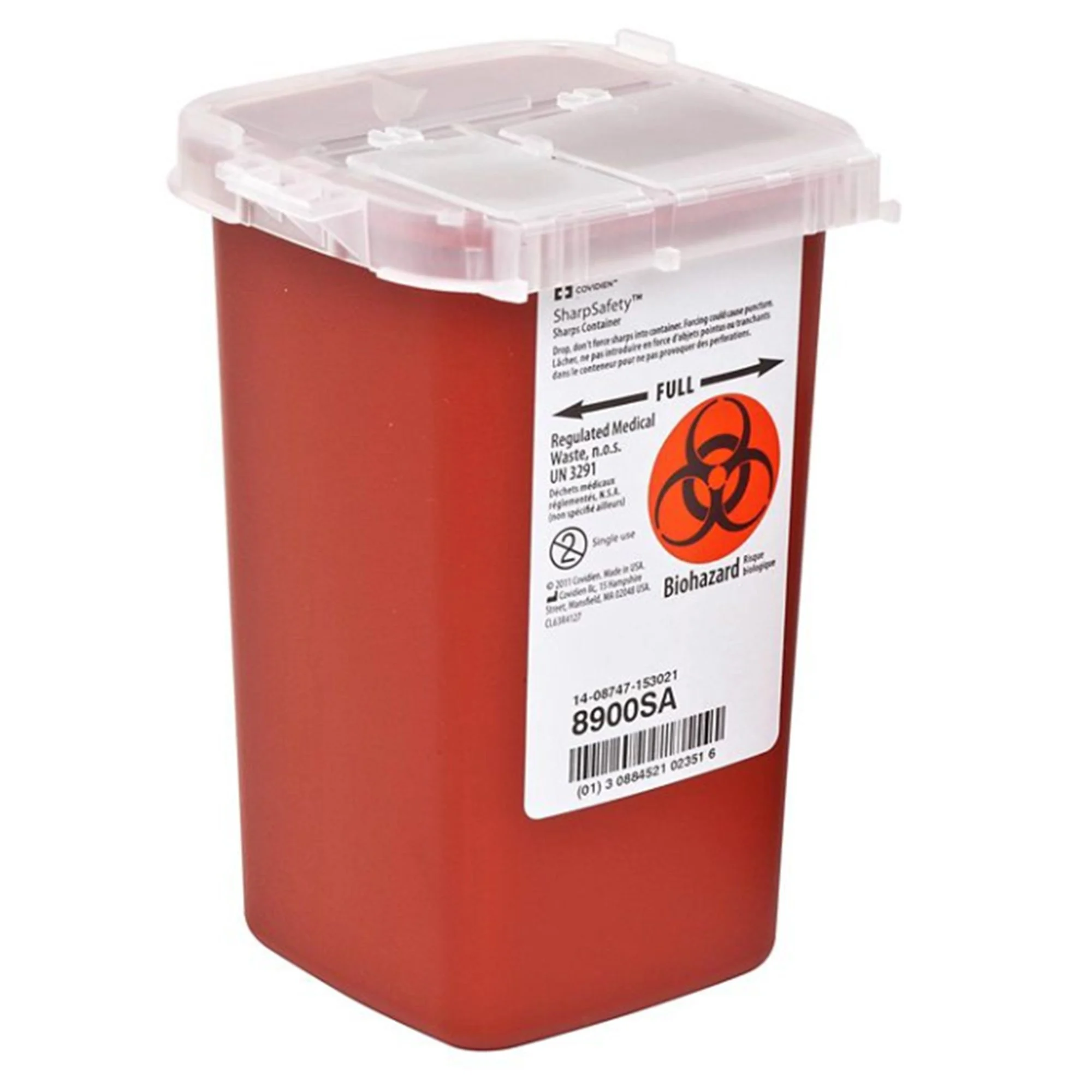 Cardinal SharpSafety Medical Sharps Disposal Container Cardinal SharpSafety Medical Sharps Disposal Container