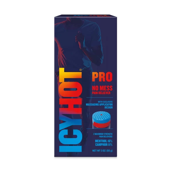 Icy Hot Pro delivers powerful, fast-acting pain relief with a zero-mess applicator. Targets muscle and joint pain to keep you moving comfortably and confidently. Icy Hot Pro: Powerful Pain Relief, Zero Mess
