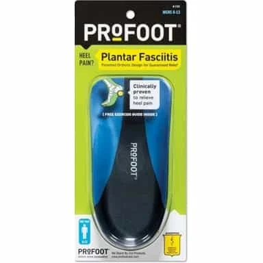 ProFoot Men's Insoles for Plantar Fasciitis Relief