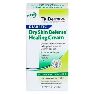 TriDerma MD Healing Cream for Diabetic Dry Skin Defense