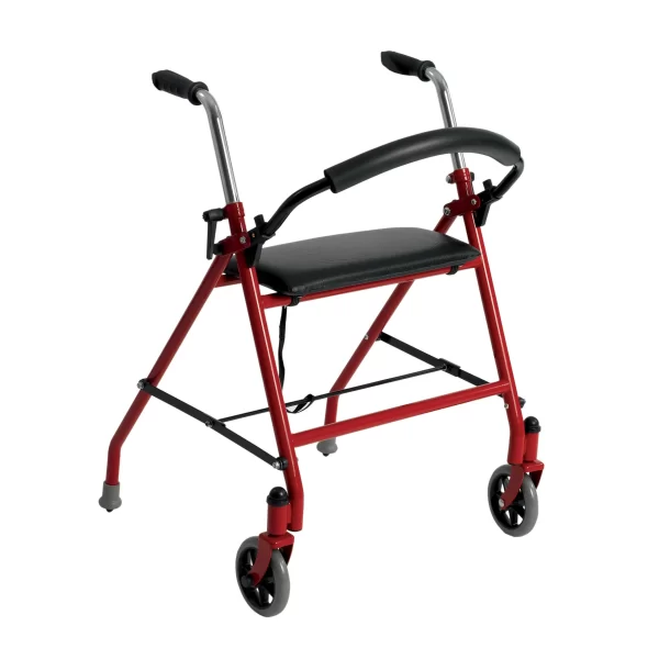 Drive Dual-Release Folding Walker with Adjustable Height