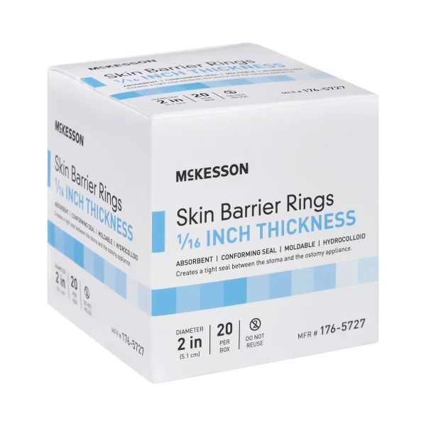 McKesson Skin Barrier Ring – Flexible Seal for Ostomy Leak Protection
