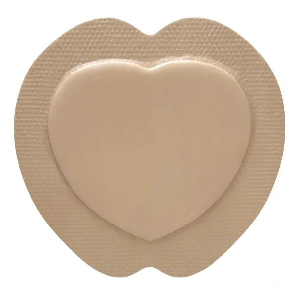 Foam Dressing McKesson 9 X 9 Inch With Border Waterproof Film Backing Silicone Gel Adhesive Sacral Sterile