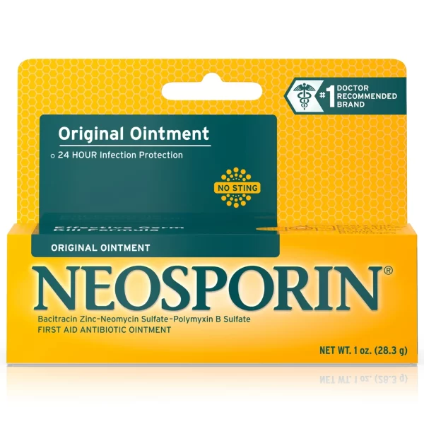 First Aid Antibiotic Bacitracin / Neomycin / Polymyxin B Neosporin® Ointment