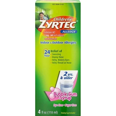 Children's Allergy Relief Syrup by Zyrtec