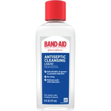 Band-Aid Antiseptic Liquid – Cleans, Relieves, Protects