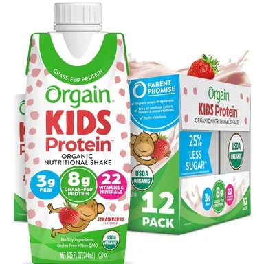Orgain Kids Grass-Fed Protein Organic Nutritional Shake