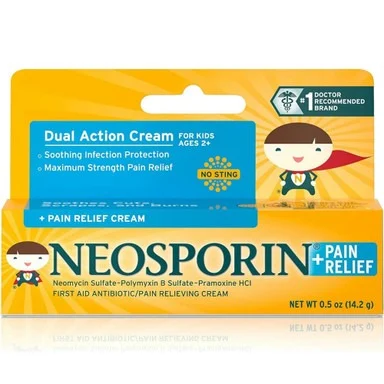 Gentle Healing & Pain Relief for Kids – Neosporin Cream
