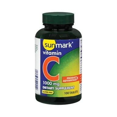 Sunmark Vitamin C Dietary Supplement, 1000 mg, 100 Tablets