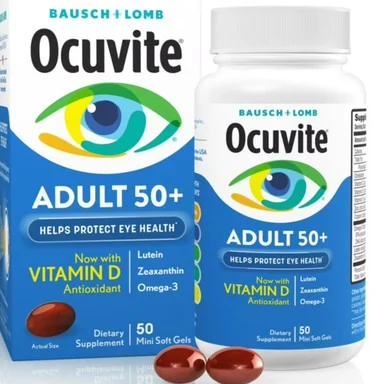 Ocuvite Adult 50+ Multivitamin Supplement, 50 Tablets