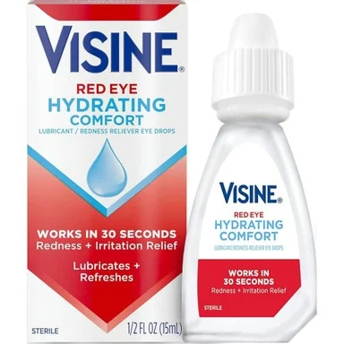 Visine Red Eye Drops – Soothing Hydration & Redness Relief
