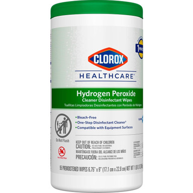Clorox Healthcare Hydrogen Peroxide Disinfectant Wipes