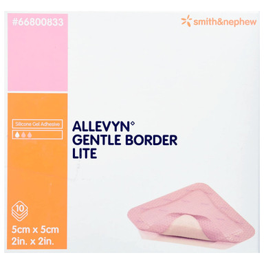 Allevyn Gentle Border Lite Silicone Gel Adhesive
