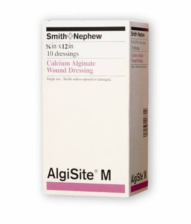 AlgiSite M Calcium Alginate Wound Dressing 0.75" x 12"