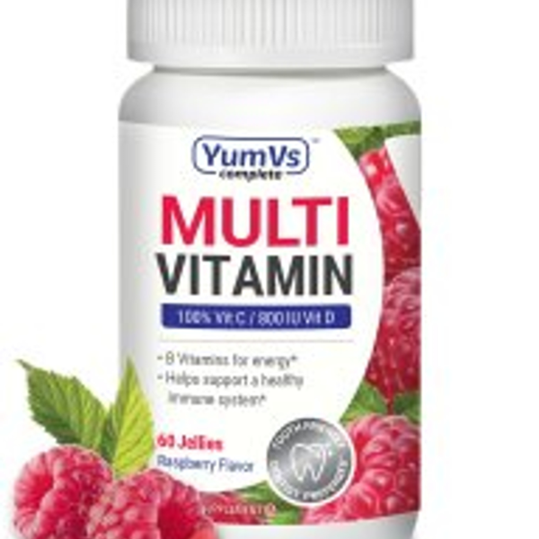YumVs Complete Multi Vitamin Raspberry Flavor