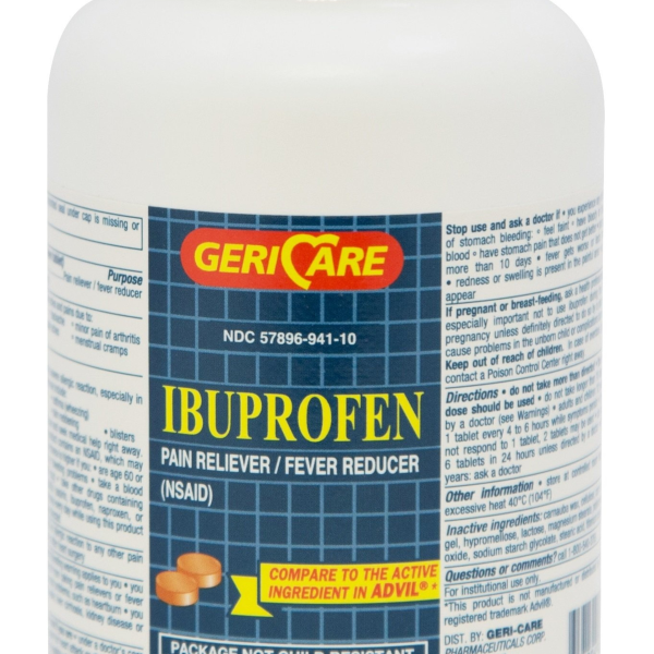 Geri-Care Ibuprofen Pain Reliever/Fever Reducer, 200 mg
