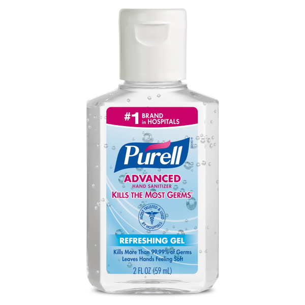 Purell® Advanced Hand Sanitizer 2 oz Bottle – Portable Germ Protection
