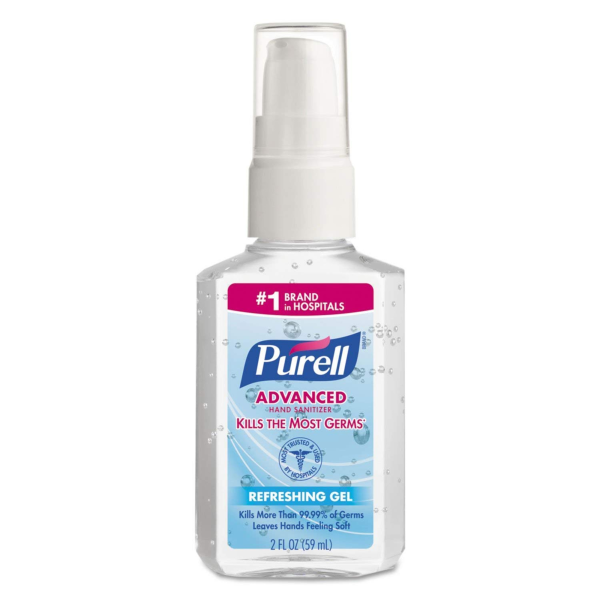 Purell® Advanced Hand Sanitizer 2 oz – Kills 99.99% of Germs