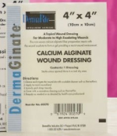 DermaRite DermaGinate Calcium Alginate Dressing