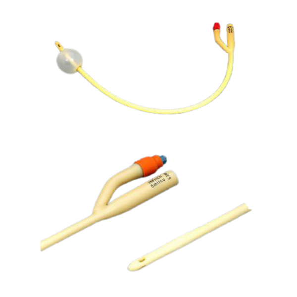 AMSure 2-Way Straight Tip Silicone Foley Catheter 30 cc