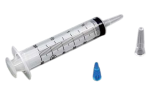 AMSure Enteral Feeding/Irrigation Flat Top Piston Syringe 60 mL with Pole Bag & Catheter Tip