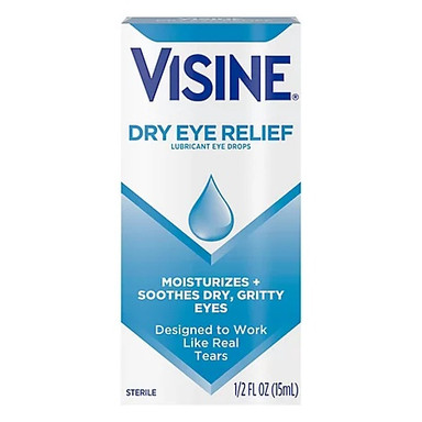 Visine Dry Eye Relief All Day Comfort Lubricant Eye Drops – 0.5 oz