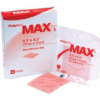 PolyMem Max Foam Non-Adhesive Dressing 8" x 8"