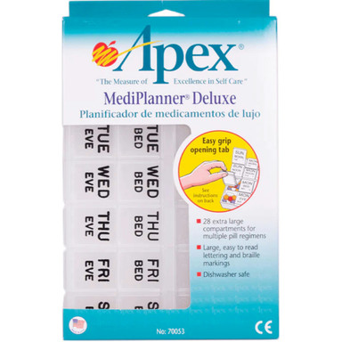 Apex MediPlanner Deluxe Pill Organizer