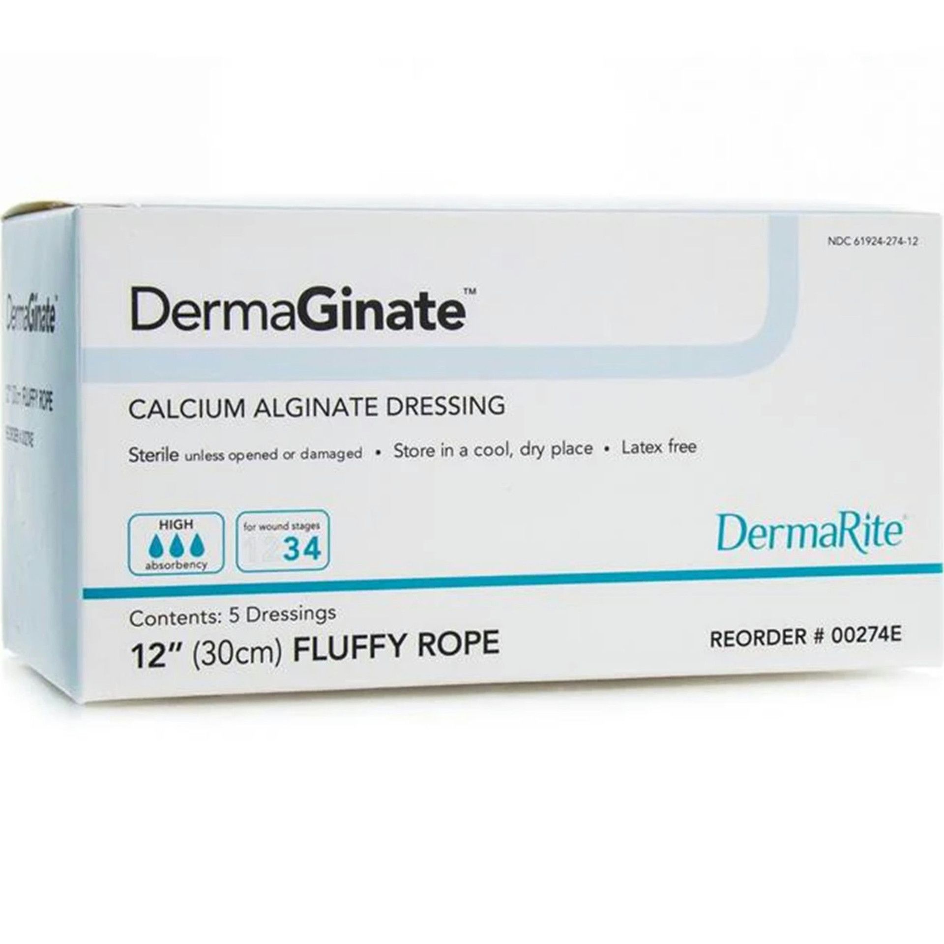 59499_source_1729886793-1.webp DermaRite DermaGinate Calcium Alginate Wound Dressing #00270E - Image 1