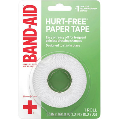 Band-Aid Hurt-Free Medical Paper Tape
