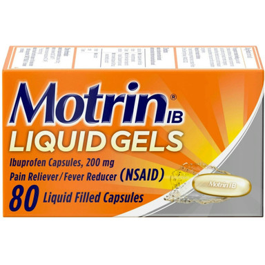 Motrin IB Migraine Liquid Filled Capsules 200mg