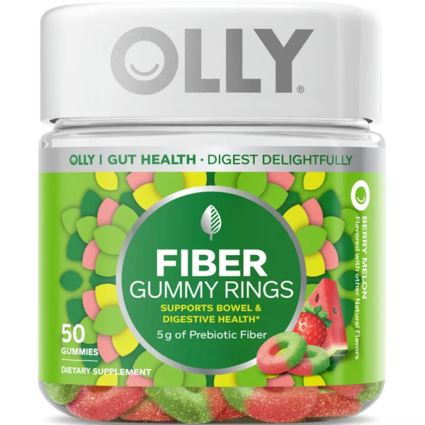 OLLY Fiber Digestive Support Gummy Rings