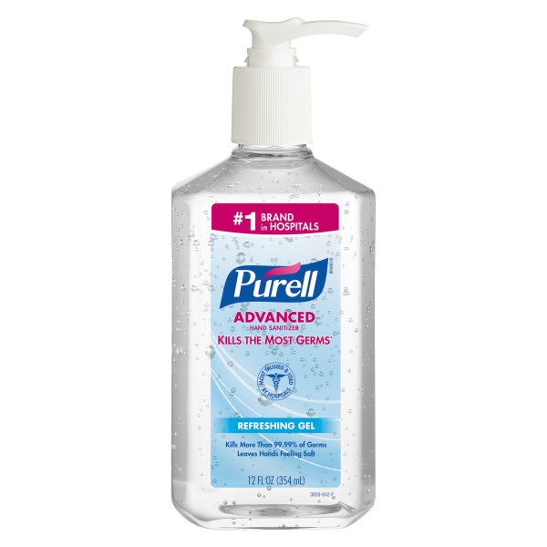 Purell® Advanced Hand Sanitizer 12 oz Pump – Kills 99.99% of Germs
