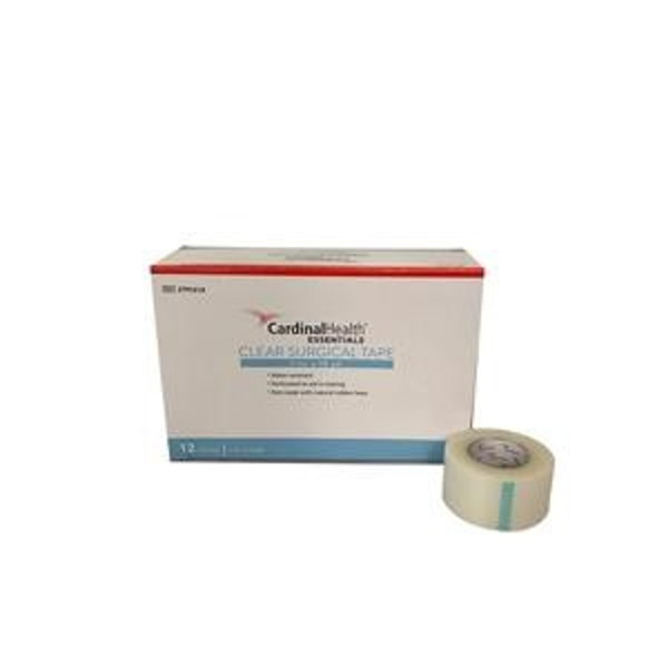 Cardinal Health Essentials Clear Surgical Tape 1″ x 10 yds