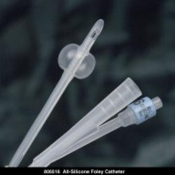 BD Bard Foley Catheter, 16 Inch, Sterile, Silicone, 18FR 5CC, 12 Count, #806518