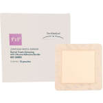 ZeniMedical ZeniFoam Gentle Border Sacral Foam Dressing with Silicone Adhesive Border, 9 X 9"