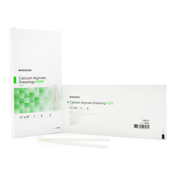McKesson Calcium Alginate Rope Dressings, Sterile