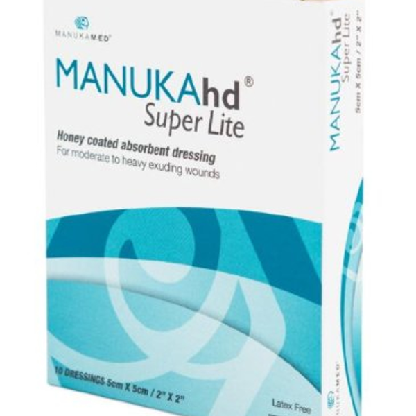 MANUKAhd Super Lite Honey Coated Absorbent Dressing, 2 X 2"