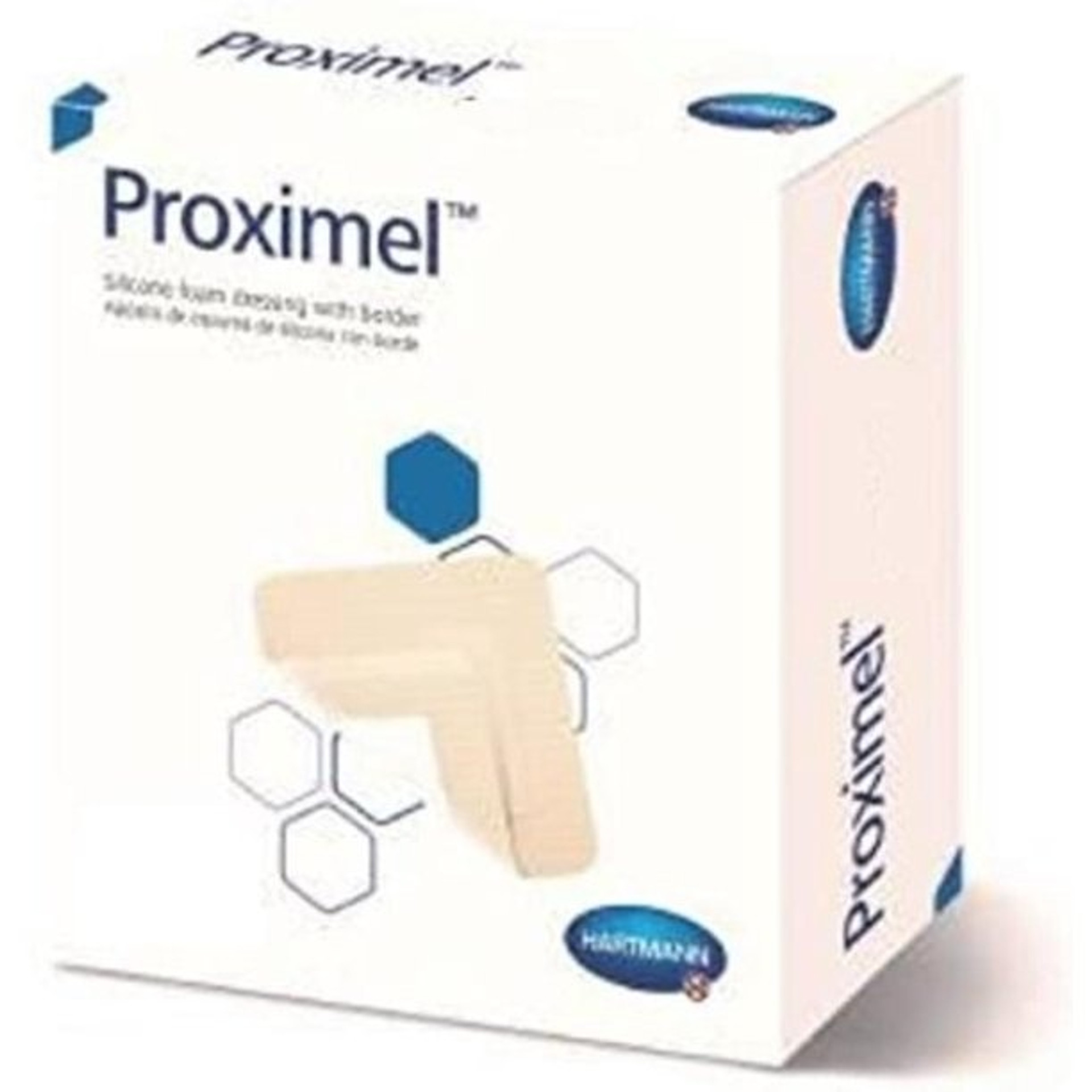 Proximel Silicone Foam Dressings with Border, 3 X 3".webp Proximel Silicone Foam Dressings with Border, 3 X 3"