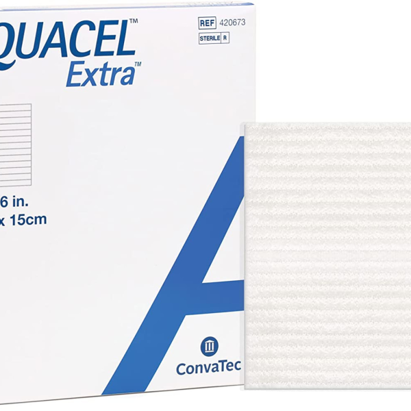 Aquacel Extra Hydrofiber Dressing, 6 X 6"