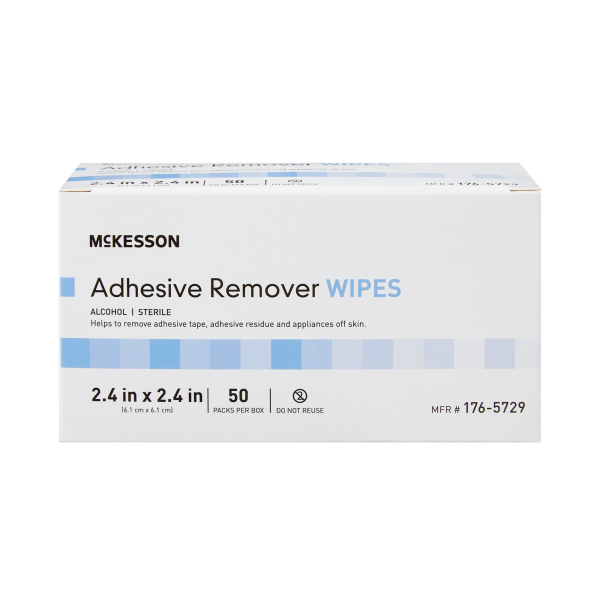 Adhesive Remover McKesson Wipe 50 per Box