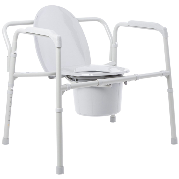 McKesson Bariatric Folding Steel Frame Commode