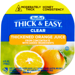Hormel Thick & Easy Clear Thickened Beverage, Honey Consistency, Moderately Thick, Orange Juice