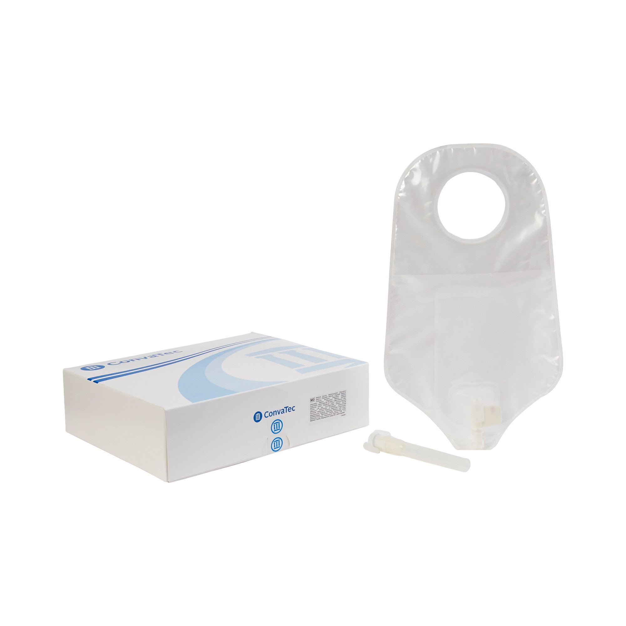 325435_ppkgleft Urostomy Pouch Sur-Fit Natura® Two-Piece System 10 Inch Length Drainable #325434 - Image 1