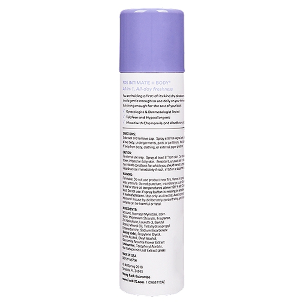 FDS Feminine Deodorant Spray